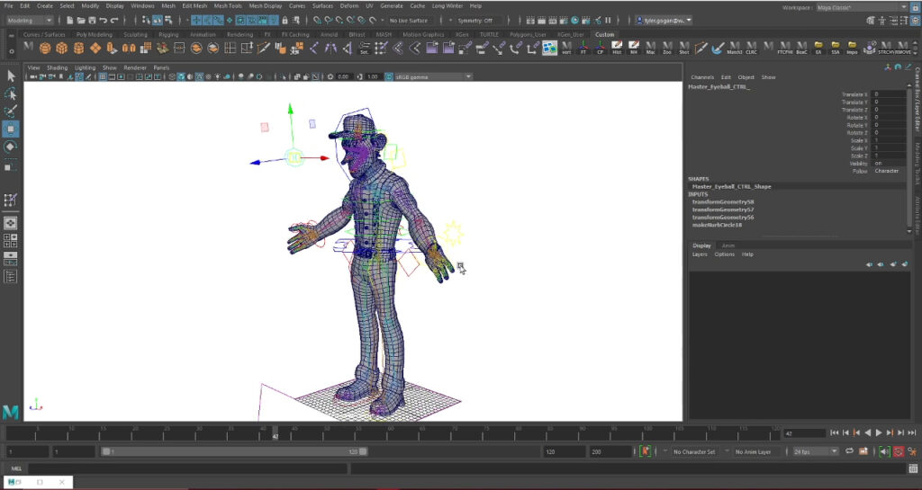 character rigging
