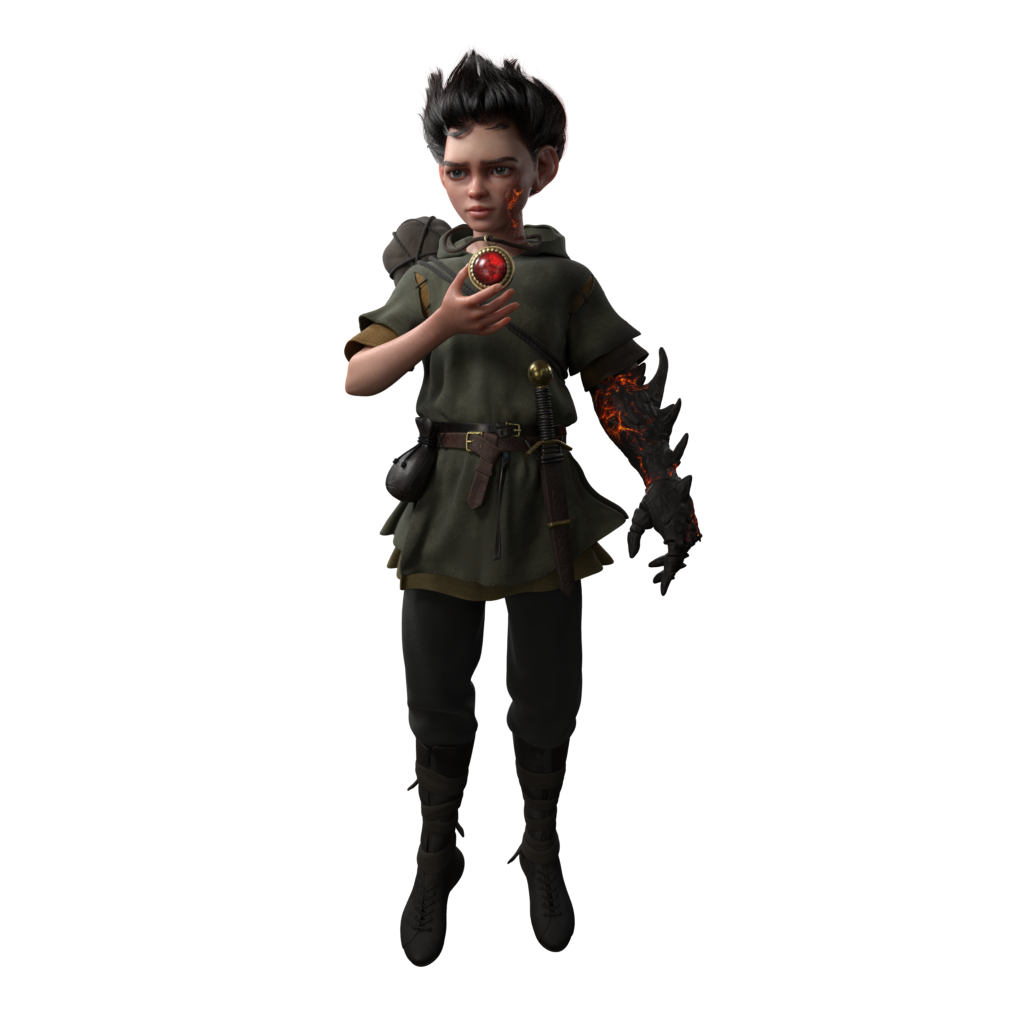 render of stylized character