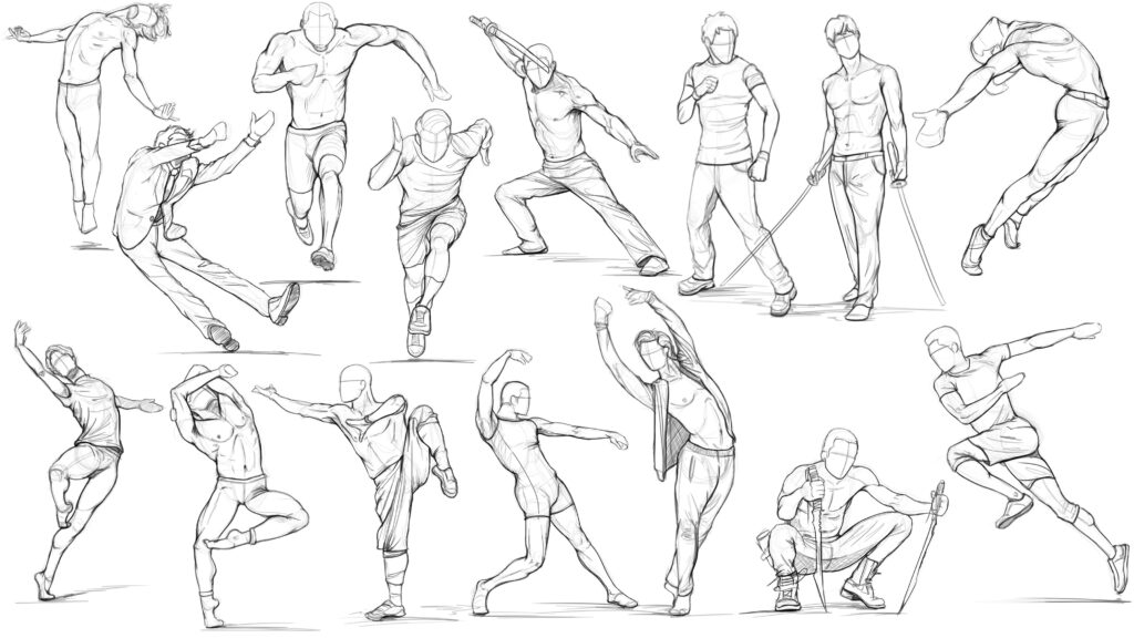 Weight balance movement - Drawing Human Figure - Joshua Nava Arts-saigonsouth.com.vn